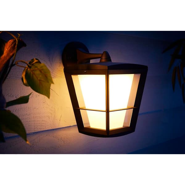 Philips Hue WCA Econic Vegglampe Ned Sort
