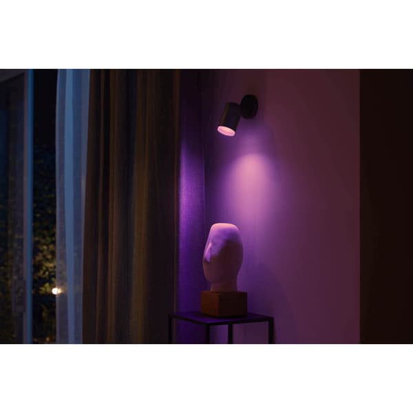 Philips Hue WCA Fugato Enkel Spotlight 5.7W Sort