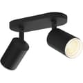 Miniatyrbilde 3 av 11: Philips Hue WCA Fugato Dobbel Spotlight 5.7W Sort