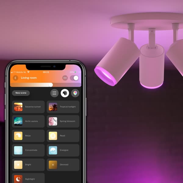 Philips Hue WCA Fugato Trippel Spotlight 5.7W Hvit
