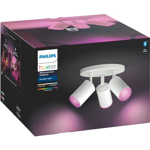 Philips Hue WCA Fugato Trippel Spotlight 5.7W Hvit