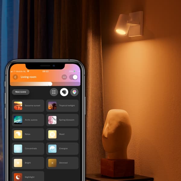 Philips Hue WCA Argenta Enkel Spotlight 5.7W Hvit