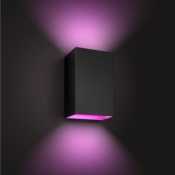 Philips Hue WCA Resonate Vegglampe 2x8W Sort