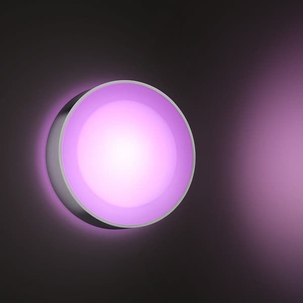 Philips Hue WCA Daylo Vegglampe 1x15W Rustfritt stål
