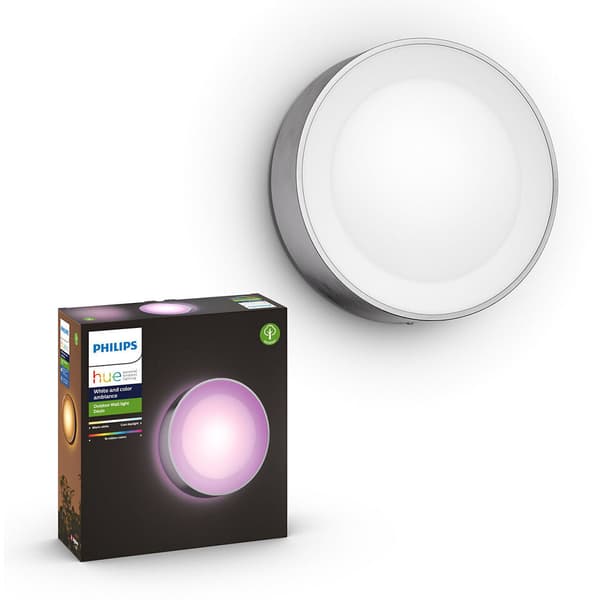 Philips Hue WCA Daylo Vegglampe 1x15W Rustfritt stål