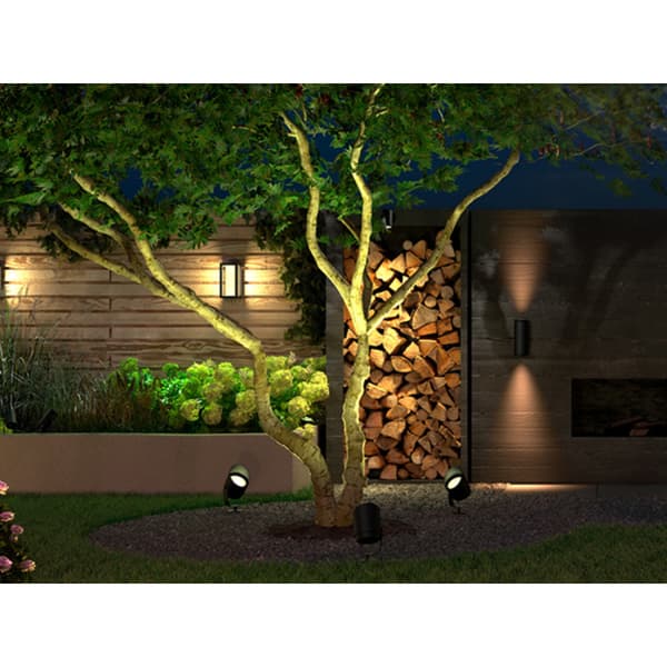 Philips Hue WCA Lily XL Hagebelysning 1x15W Sort