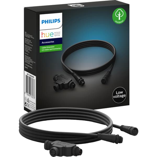 Philips Hue 2.5M Kabel + T Utendørs