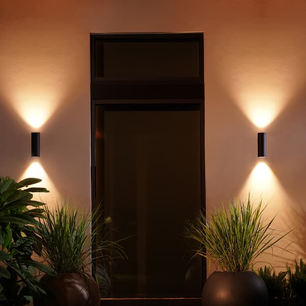 Philips Hue WCA Appear Vegglampe 2x8W Sort