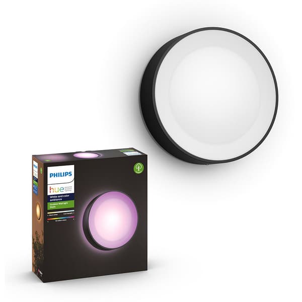 Philips Hue WCA Daylo Vegglampe 1x15W Sort