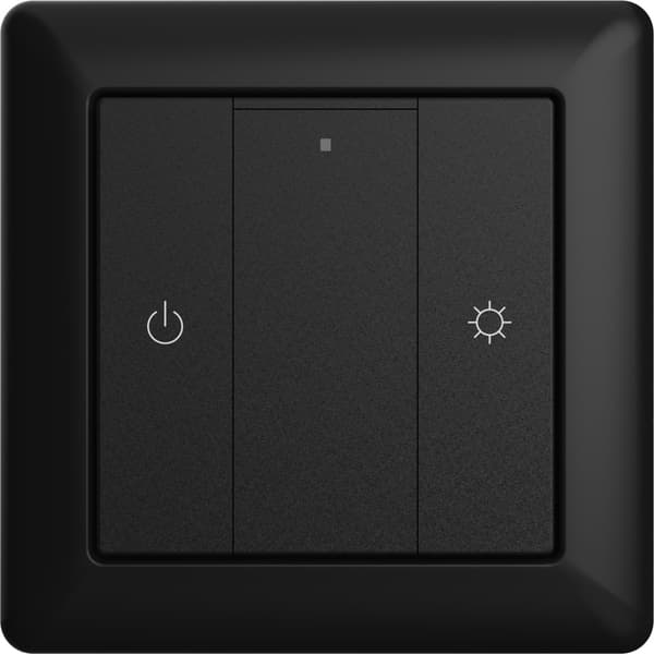 Namron Z-Wave 1 Kanal Bryter K2 Sort