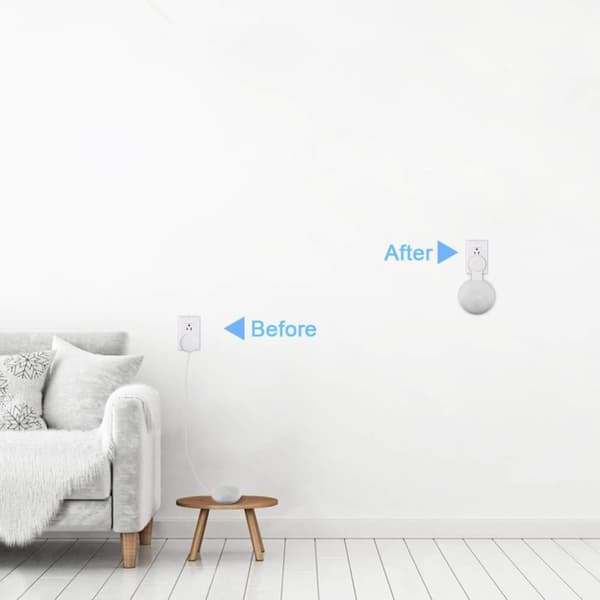 Vægbeslag / bøjle til Google Nest Mini Gen 2 White