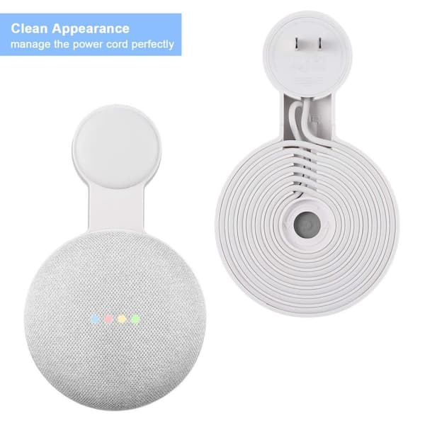 Vægbeslag / bøjle til Google Nest Mini Gen 2 White