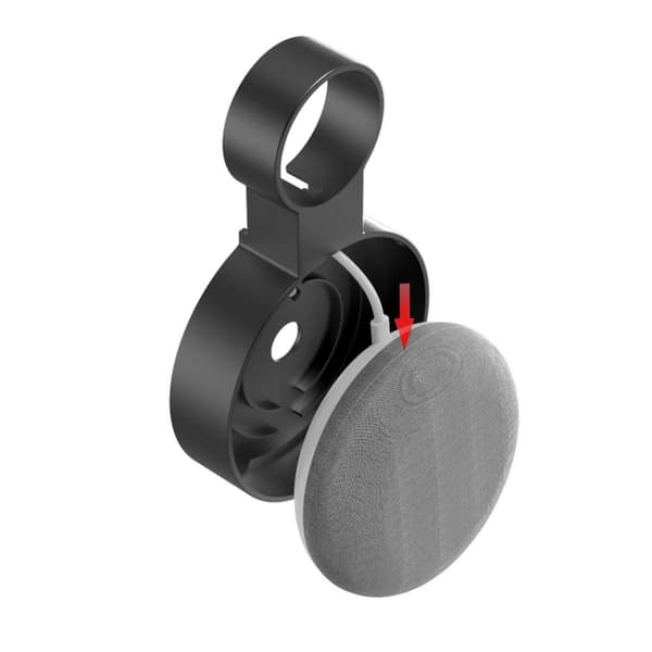 Seinäteline / ripustin Google Nest Mini Gen 2 Blackille