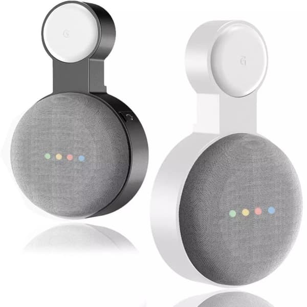 Väggfäste / Hängare till Google Nest Mini Gen 2 Svart