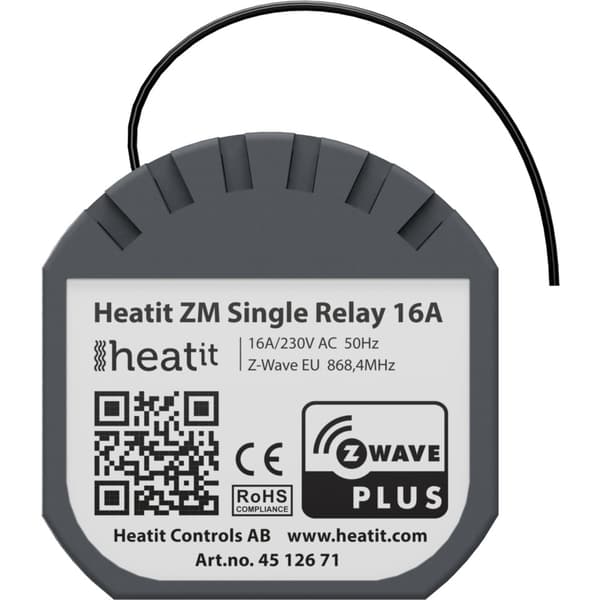 Heatit - Z-Wave - ZM Single Relay 16A
