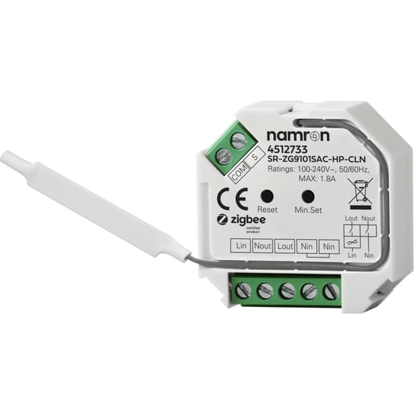 Namron ZigBee Dimmer 2-pol 400W