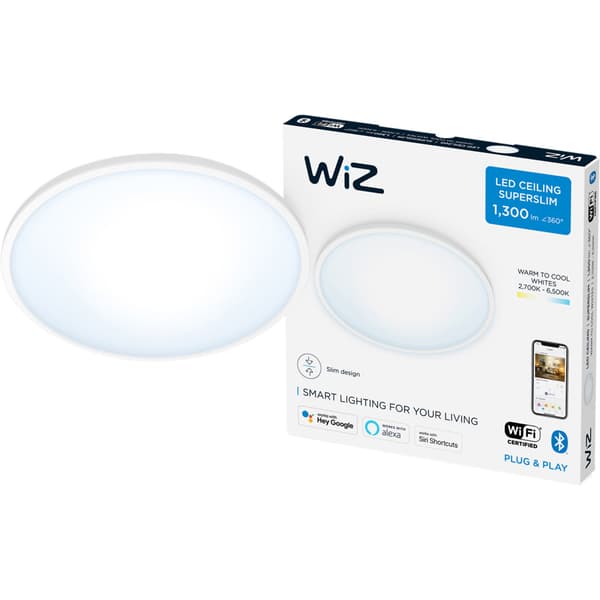 WiZ SuperSlim Plafond WA 14W Hvit