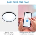 Miniatyrbilde 7 av 11: WiZ SuperSlim Plafond WA 14W Sort