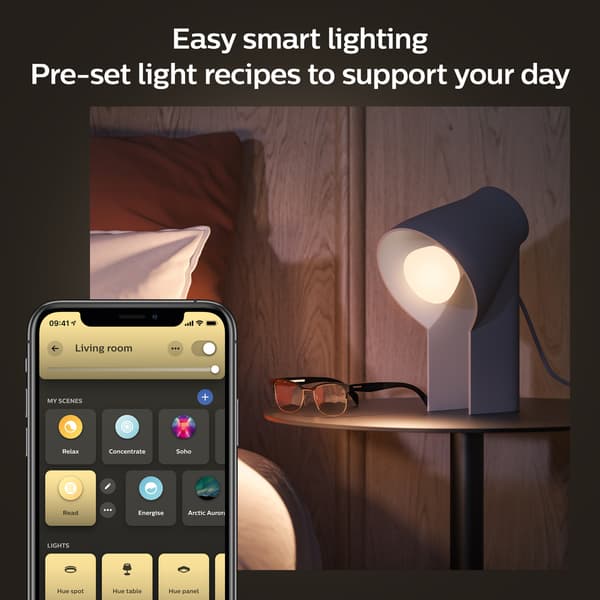 Philips Hue WA Lyskilde 6W A60 E27 2pk