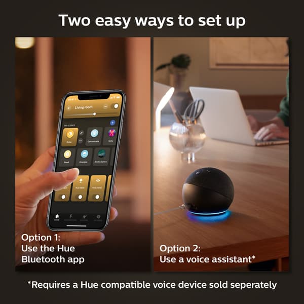 Philips Hue WA Lyskilde 6W A60 E27 2pk