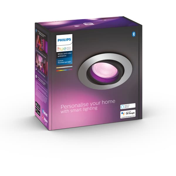 Philips Hue WCA Centura Downlight Rund 5,7W Alu