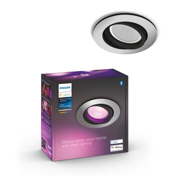 Philips Hue WCA Centura Downlight Rund 5,7W Alu