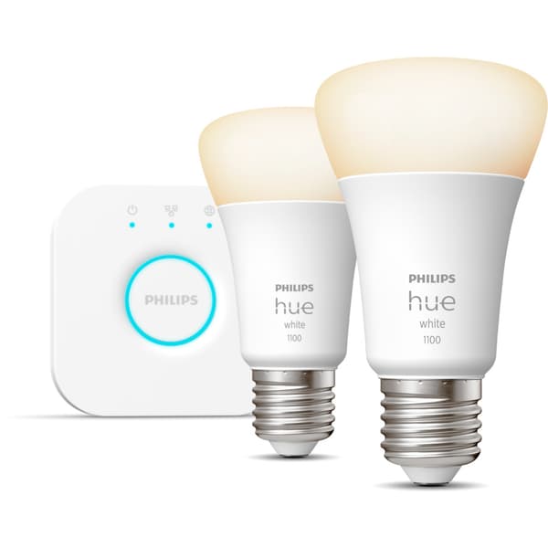 Philips Hue W Lyskilde 9.5W A60 E27 2pk Inkl Bridge