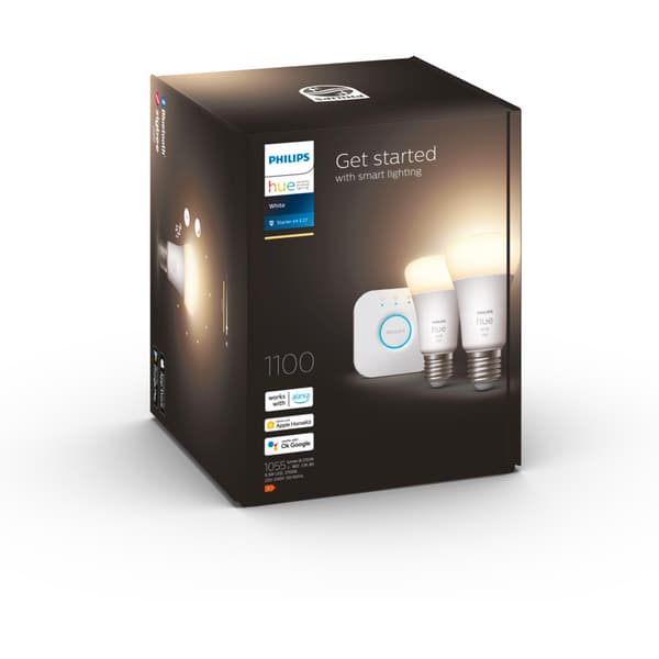 Philips Hue W Lyskilde 9.5W A60 E27 2pk Inkl Bridge