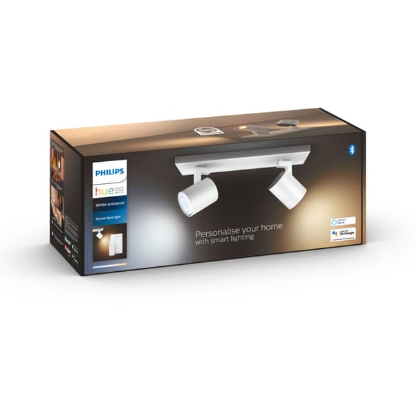 Philips Hue WA Runner Dobbel Spot 2x5W Hvit