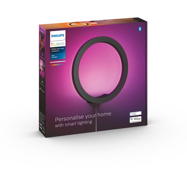 Philips Hue WCA Sana Vegglampe 20W Sort
