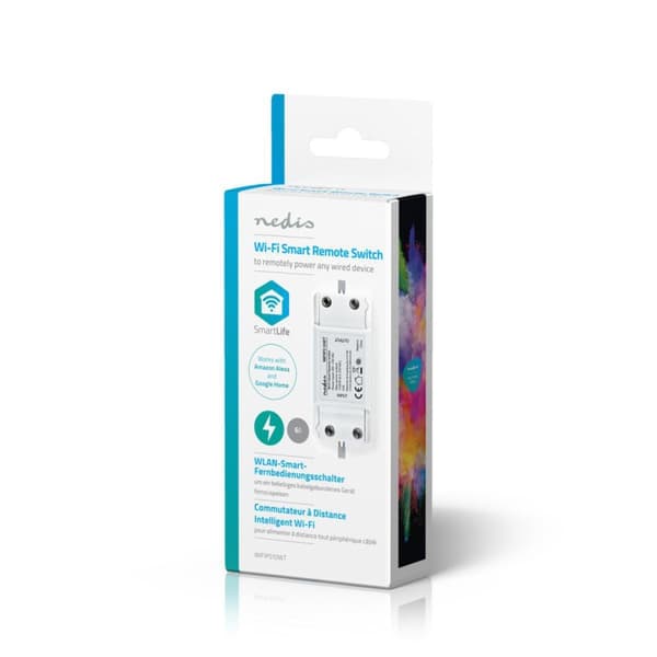 Nedis SmartLife Virtakytkin | Wi-Fi | 2400 W | Riviliitin | Sovellus saatavana kohteeseen: Android™ / IOS