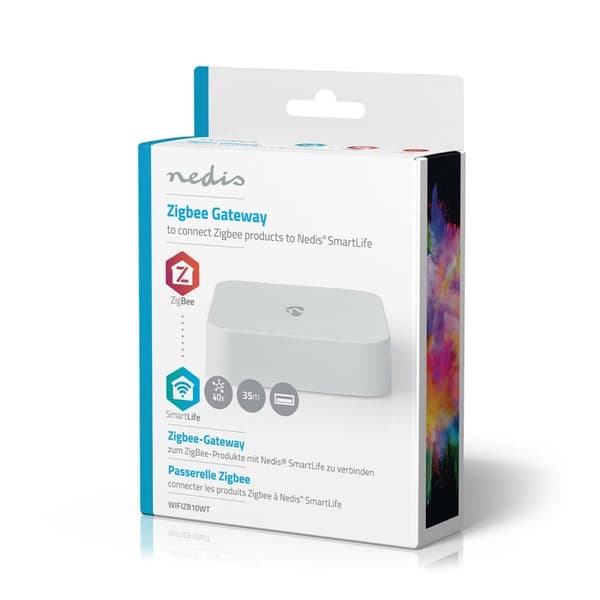 Nedis SmartLife Gateway | Zigbee 3.0 | 40 Enheter | USB ström | Android™ / IOS | Vit