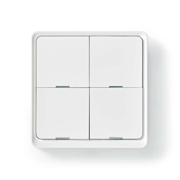 Nedis SmartLife Vægkontakt | Zigbee 3.0 | Vægbeslag | Android™ / IOS | Plastik | Hvid