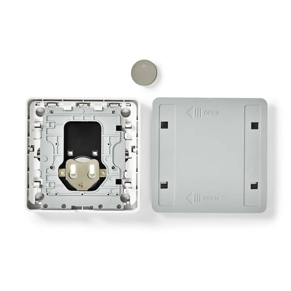 Nedis SmartLife Vægkontakt | Zigbee 3.0 | Vægbeslag | Android™ / IOS | Plastik | Hvid