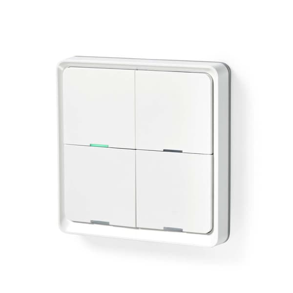Nedis SmartLife Vægkontakt | Zigbee 3.0 | Vægbeslag | Android™ / IOS | Plastik | Hvid