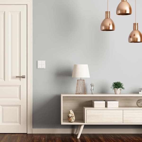Nedis SmartLife Vægkontakt | Zigbee 3.0 | Vægbeslag | Android™ / IOS | Plastik | Hvid