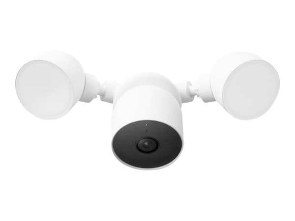 Google Nest Cam med lyskaster (kablet)