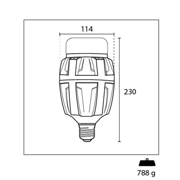 Century LED Lamp E40 MAXIMA 150 W 16490 lm 6500 K