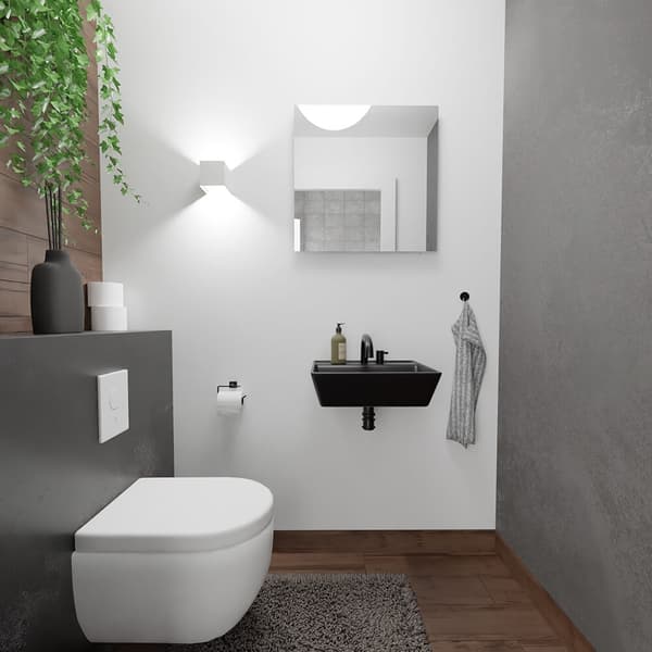 HOMBLI Smart Infrared Heater Glass Panel 400w Mirror