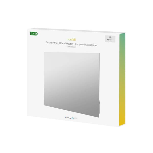 HOMBLI Smart Infrared Heater Glass Panel 400w Mirror