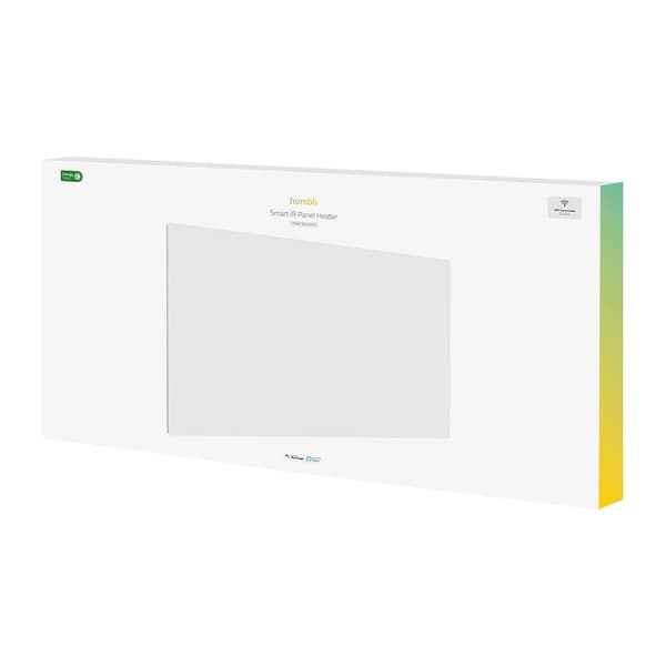 Hombli Smart Infraröd Värmare Metallpanel 700w Vit