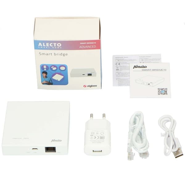 Alecto SMART-BRIDGE10 Liitäntäpiste Zigbee antureille verkkoon / internetiin