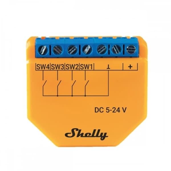 Shelly Plus i4 DC  WLAN BT Smart scenes