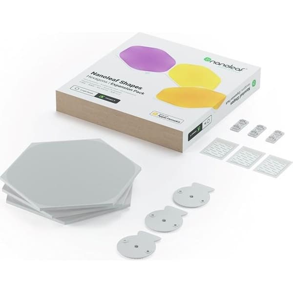 Nanoleaf Shapes - Hexagons Expansion Pack - 3 paneelia Valkoinen