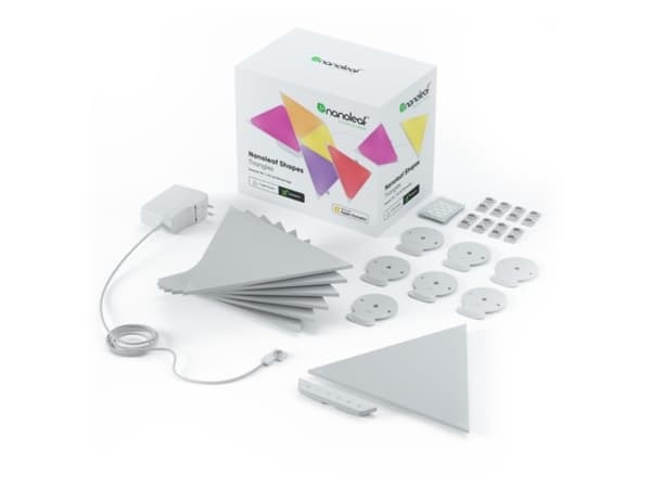 Nanoleaf Shapes - Triangles Expansion Pack - 3 paneler Hvid