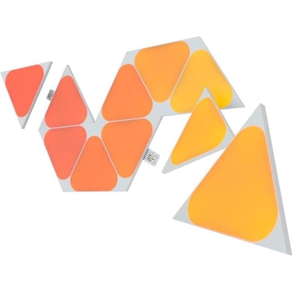 Nanoleaf Shapes - Triangles Mini Expansion Pack - 10 taulukkoa Valkoinen