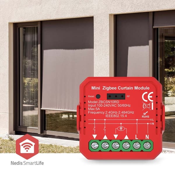Nedis SmartLife Strömbrytare | Zigbee 3.0 | 1000 W | Terminalanslutning | App tillgänglig för: Android™ / IOS