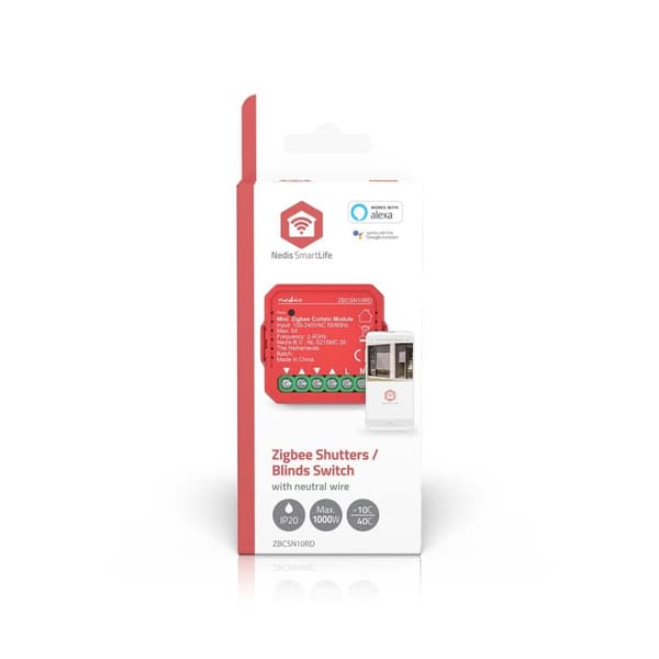 Nedis SmartLife Strömbrytare | Zigbee 3.0 | 1000 W | Terminalanslutning | App tillgänglig för: Android™ / IOS