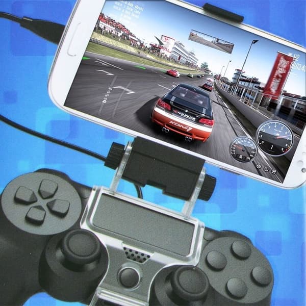 INF Säädettävä kiinnike PS4-käsiohjaimeen ja Android mobiililaitteisiin