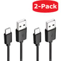 Miniatyrbillede 1 af 4: 2-Pack PS5 Ladekabel Playstation 5 Håndkontrol Kabel 1,2M Sort